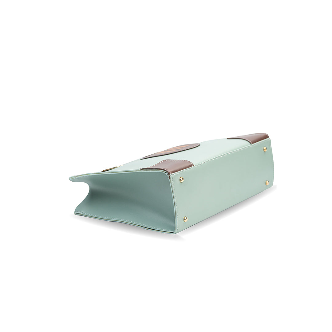 Tea Green Pink Baguci Tote Bag