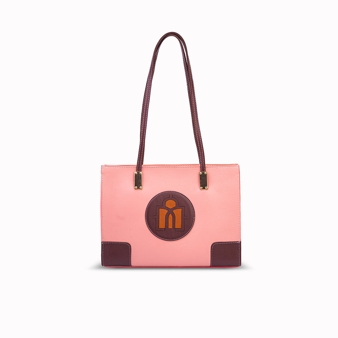 Tea Green Pink Baguci Tote Bag
