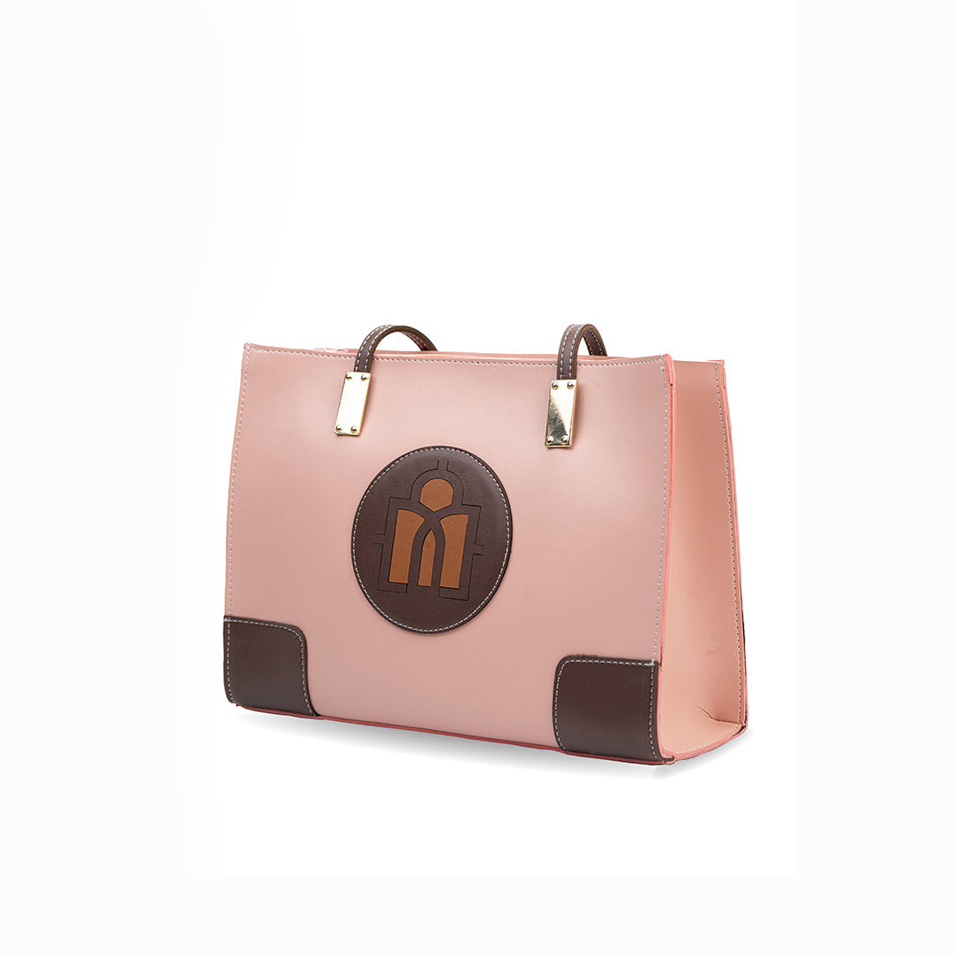 Tea Green Pink Baguci Tote Bag
