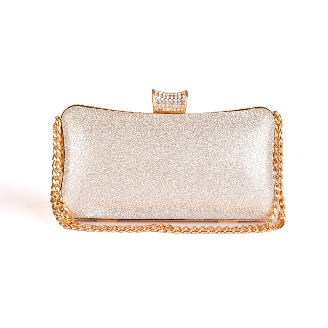 Silver Splash Clutch