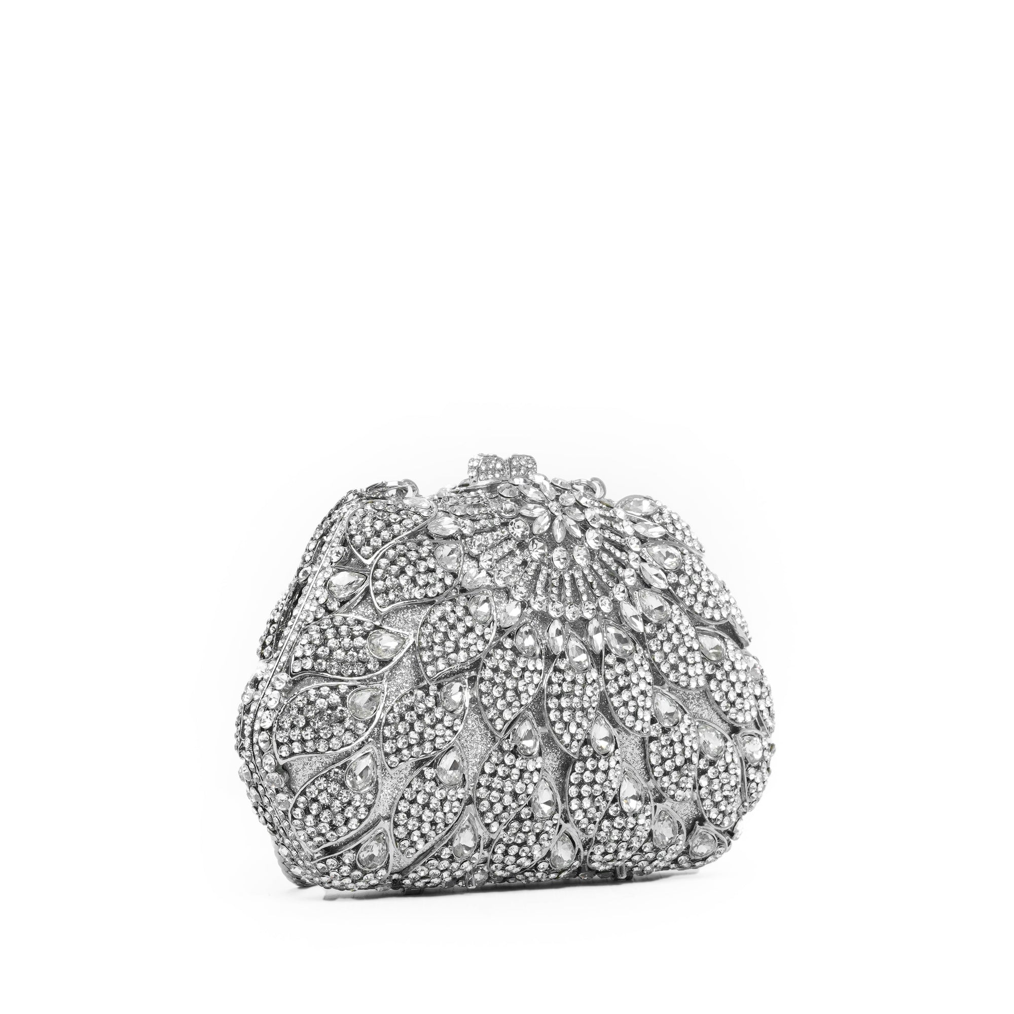 Silver Jasmin Royal Clutch