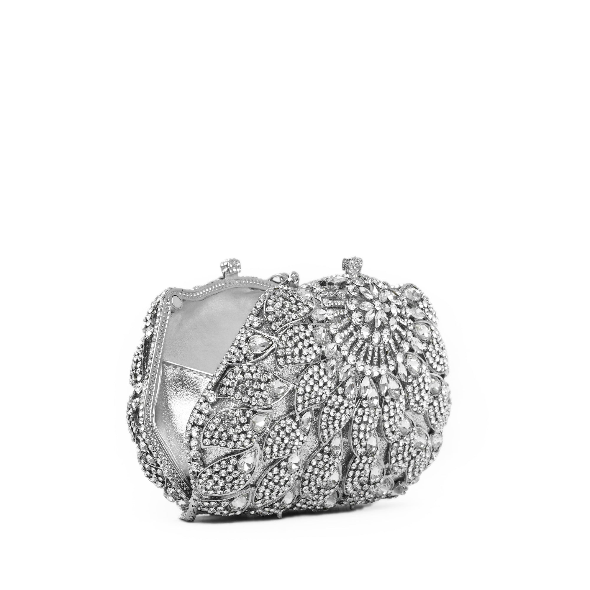 Silver Jasmin Royal Clutch