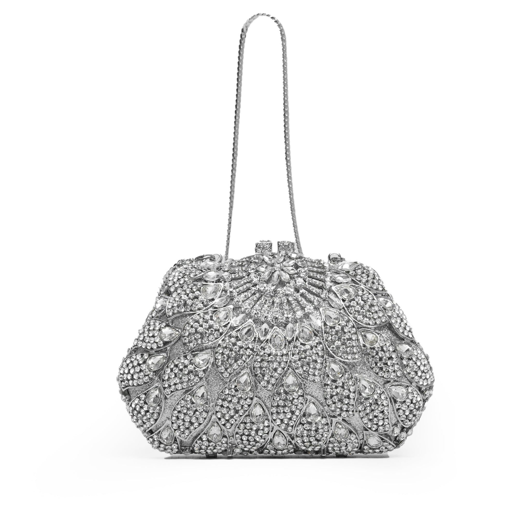 Silver Jasmin Royal Clutch